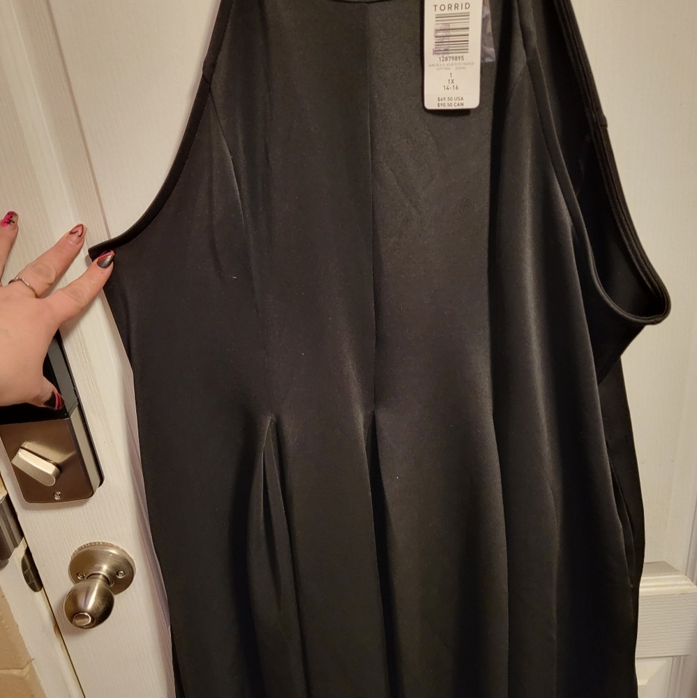 BNWT Black Torrid Halter Dress Size 1 (14-16)